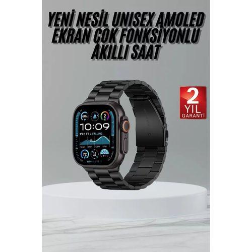 Ultra 3 Kordonlu Amoled Ekran Akıllı Saat Çok Fonksiyonlu Uyku Ve Sağlık Takibi