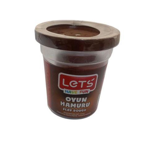 LETS TEK RENK OYUN HAMURU KAHVERENGİ  115 GR