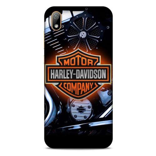 Huawei Y5 2019 Uyumlu Kılıf Motorsiklet (13) Silikon Kap Harley Davidson