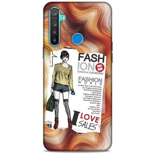 Sokak Modası 22 Oppo Realme 5i Kılıf Desenli Silikon