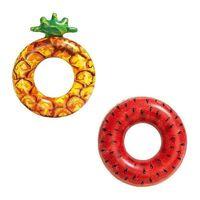 Renkli Ananas Desenli  Deniz Simit