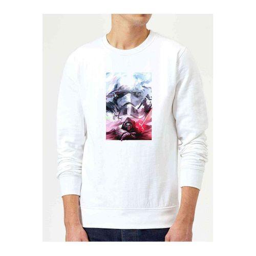 Wars Wallpaper Baskılı Beyaz Erkek Sweatshirt