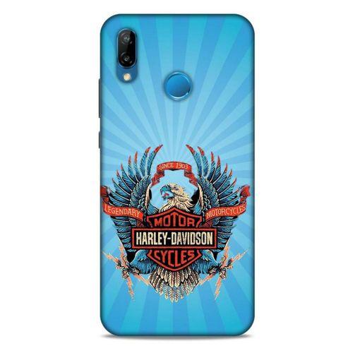 Huawei P20 Lite Uyumlu Kılıf Motorsiklet (1) Kılıfı Harley Davidson