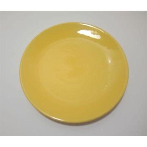 Porselen Tabak,Servis Sunum Sarı Renkli 19X19X2,5Cm