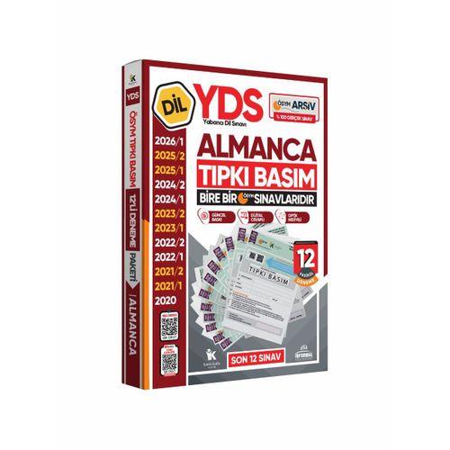 2026 YDS Almanca ÖSYM Tıpkı Basım Çıkmış Soru Deneme Paketi Dijital Çözümlü 12li Fasikül SETİ