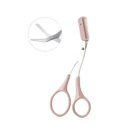 2'li Kaş Bakım Seti Taraklı Kaş Makası Ve Kaş Usturası Kaş Şekillendirici