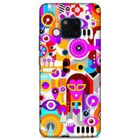 Lopard Huawei Mate 20 Pro Uyumlu Kılıf Soyut Sanat (20) Desenli Koruyucu Kılıf