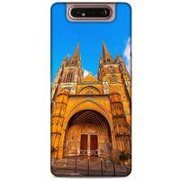 Samsung Galaxy A80 Kılıf Dünya Mimarisi (15) Antişok Kılıf Santa Maria Fransa