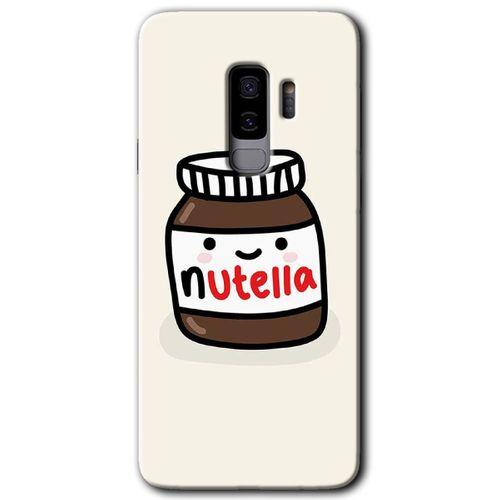 Galaxy S9 Plus Kılıf HD Desen Baskılı Arka Kapak - Nutella Aşkım + Kırılmaz Cam