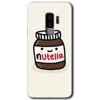 Galaxy S9 Plus Kılıf HD Desen Baskılı Arka Kapak - Nutella Aşkım + Kırılmaz Cam