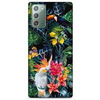 Samsung Galaxy Note 20 Uyumlu Kılıf Yeşil Delisi (31) TPU Kılıf Kuşkonmaz yeşili