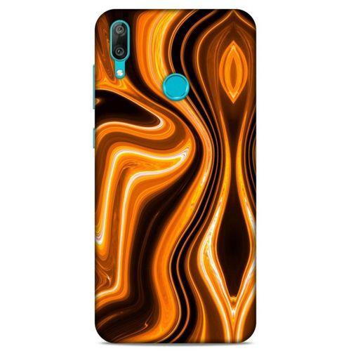 Mermer Turuncu Huawei Y7 Prime 2019 Kılıf
