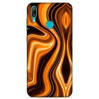 Mermer Turuncu Huawei Y7 Prime 2019 Kılıf