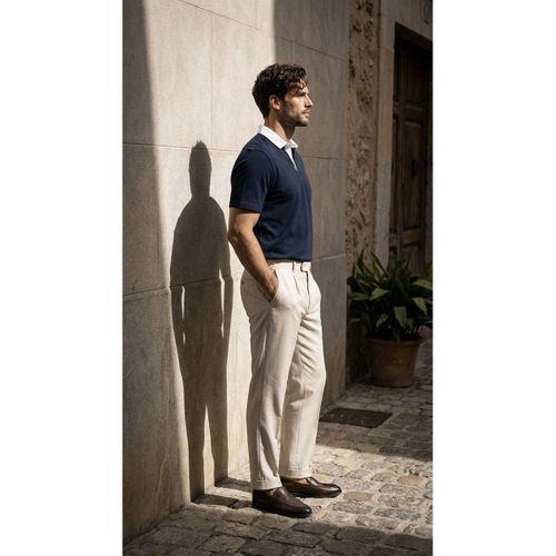 Arthur Regular Fit Nova Pike Kumaş Polo Yaka T-Shirt - Lacivert