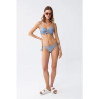 Kadın Straplez Mavi Bikini Takımı