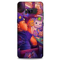 Retro (41) Desen Tank Kılıf Renkli Samsung Galaxy S8 Kılıf