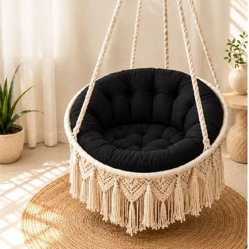 Yuvarlak Salıncak Minderi · Siyah