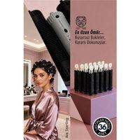 Saç Bigudisi - 36'lı Saç Bukle Şekillendirme Seti - Lastikli - Ömürlük Şekillendirme