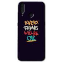 General Mobile GM 10 Kılıf HD Desen Baskılı Arka Kapak + Temperli Cam - Everything