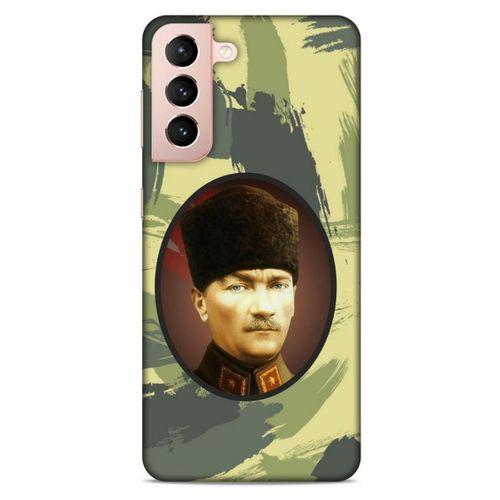 Lopard Samsung Galaxy S21 Uyumlu Kılıf Atatürk (17) Tasarım Kılıf