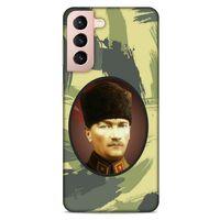 Lopard Samsung Galaxy S21 Uyumlu Kılıf Atatürk (17) Tasarım Kılıf