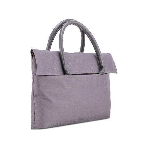 Classone BYN-EL004 WTXPro Su Geçirmez Kumaş 13-14 inch Bayan Laptop El Çantası- Tote Bag – Gri