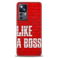 Xiaomi Mi 12T Pro Kılıf HD Baskılı Kılıf - Like a Boss + Tam Ekran Koruyucu