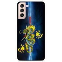 Lopard Samsung Galaxy S21 Plus Uyumlu Kılıf Tattoo's (2) Kabı Ejderha Dövmesi
