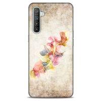 Oppo Realme XT Kılıf Desenli Özel Seri Tüyler (21) Koruyucu Kapak