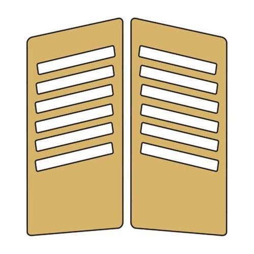 SEVGENT Cg Gold Yan Kapak Sticker