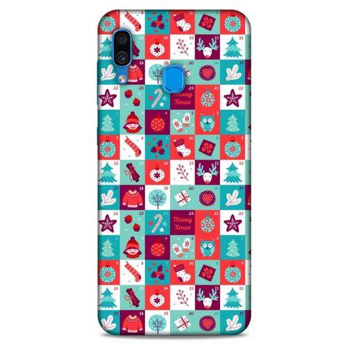Yılbaşı Süsleri 08 Samsung Galaxy A30 Kılıf Silikon Kapak