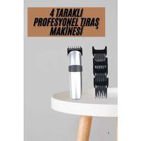 Yeni Nesil Profesyonel Şarjlı Saç Sakal Tıraş Makinesi Ayarlanabilir 4 Taraklı