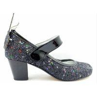 Mini Women Siyah Kız Çocuk Topuklu Abiye Ayakkabı