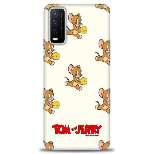 Vivo Y20 Kılıf HD Baskılı Kılıf - Jerry + Tam Ekran Koruyucu