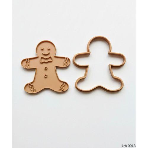 Gingerbread Adam Zencefilli Adam Sekillendirici Kalip Kurabiye Hamur Kesici Oyun ve Seker Hamuru Seti
