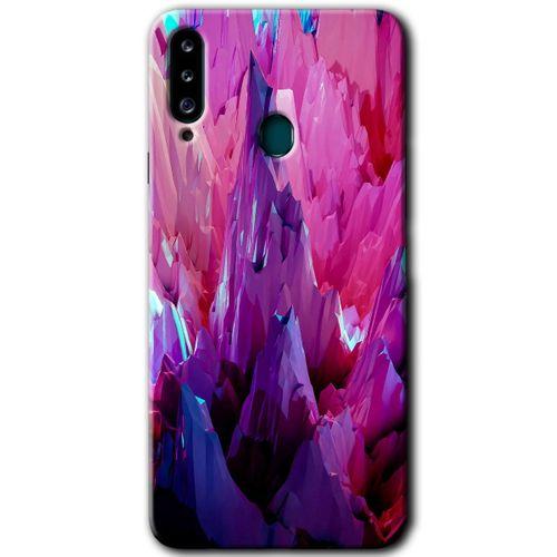 Samsung Galaxy A20s Kılıf Baskılı Kapak - Abstraction Sharp +Tam Ekran Koruyucu