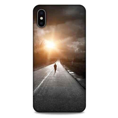 Apple iPhone XS Max Kılıf Depresyon (38) Neo Hybrid Kılıf Yeşil Kırmızı Mor