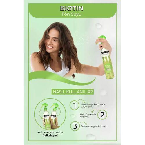 Biotin Çift Fazlı Saç Kondisyoner Fön Suyu 400 ML - mrfs