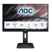 23.8 AOC 24P1 IPS 5MS 60MHZ 1XVGA 1XHDMI 1XDP 1XDVI FHD 1920X1080 USB3.0 HOPARLÖR ÇERÇEVESİZ DÜŞÜK MAVİ IŞIK VESA SİYAH