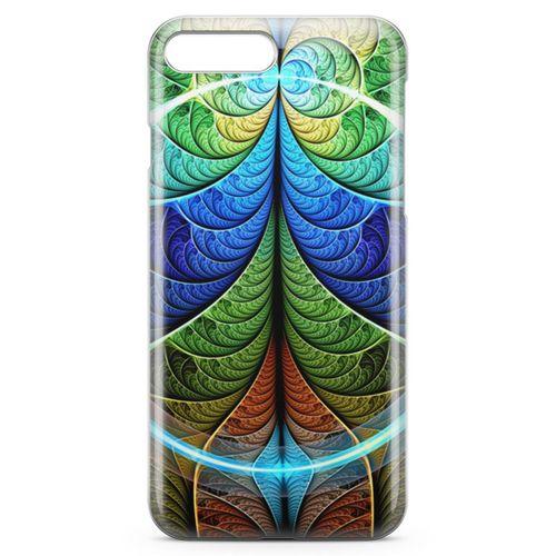 Apple iPhone 8 Plus Kılıf Fraktal Rofle Arka Kapak Koruma Desenli Full Koruyucu