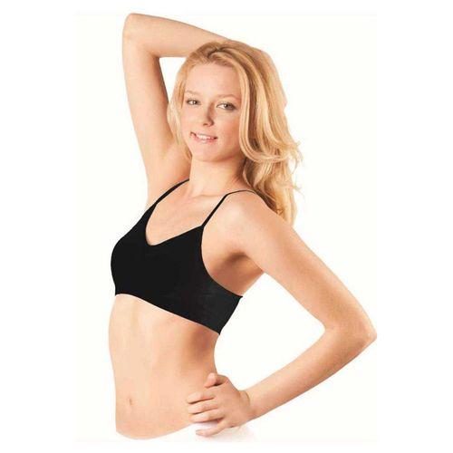 Elite Life Kadın İp Askılı Destekli Büstiyer Siyah Sütyen 770