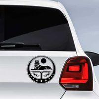 Çeçen Bayrak Amblemi Arması Sticker, Oto Etiket, Araç Çıkartma, Araba Tuning Aksesuar