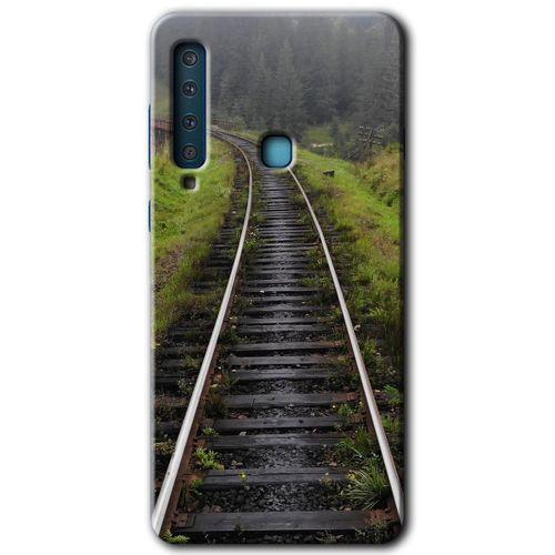 Galaxy A9 2018 Kılıf HD Desen Baskılı Arka Kapak - Tren Yolu + Kırılmaz Cam