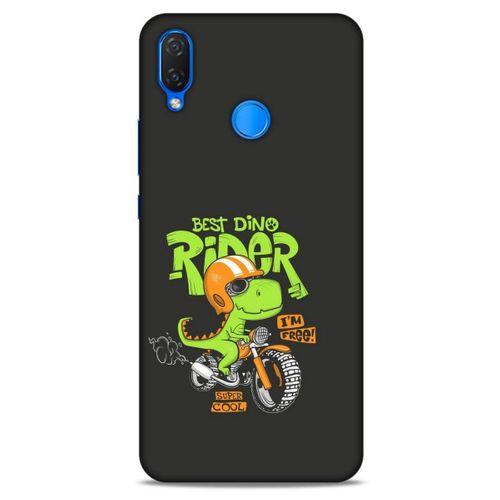 Animax Bisikletli Dinozor Huawei Psmart 2019 Kılıf Desenli Silikon