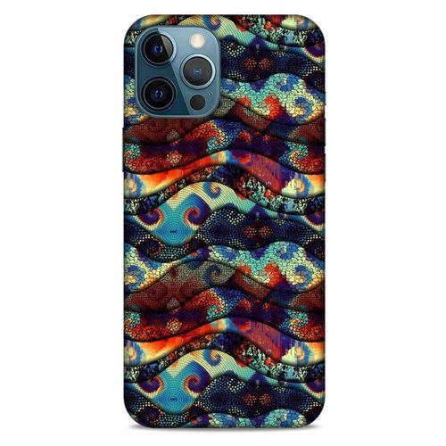 Apple iPhone 12 Pro Max Kılıf Baskılı Özel Seri Taşlı (41) Tank Kılıf