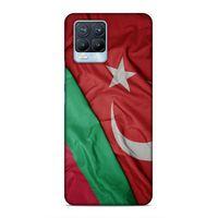 Realme 8 Pro Uyumlu Kılıf Azarbaijan (10) Full Koruma Kılıfı Türk & Azerbaycan Bayrak
