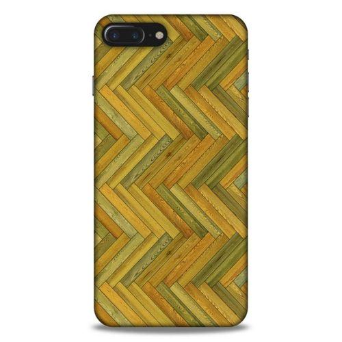 Lopard Apple Iphone 8 Plus Uyumlu Kılıf Wood'X (32) Soft Silikon Kılıf Desenli