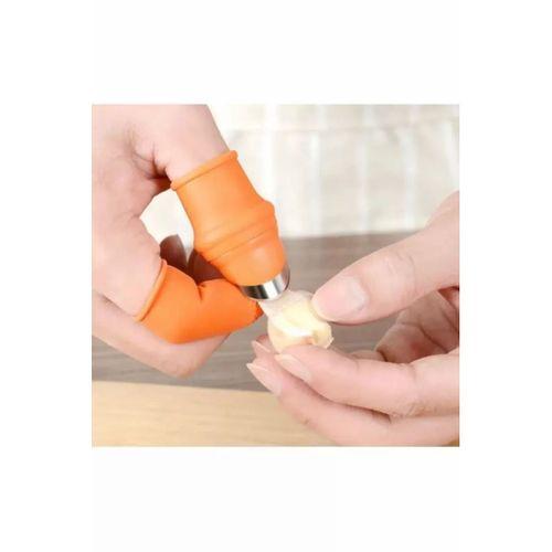 Pratik Baş Parmak Koruyucu Eldiven Sebze Meyve Soyucu Kesme Ayıklayıcı Silikon Aparat