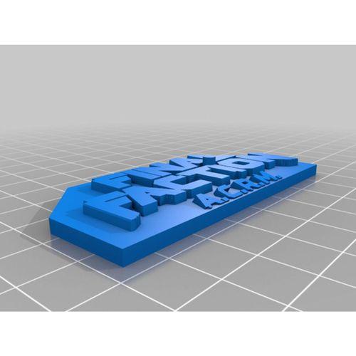 Final Faction Açılı İsimlik Standları
