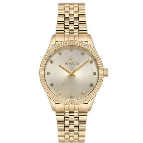 Wesse WWL1088B09 Quartz Çelik Altın Rengi 36 mm Kadın Kol Saati